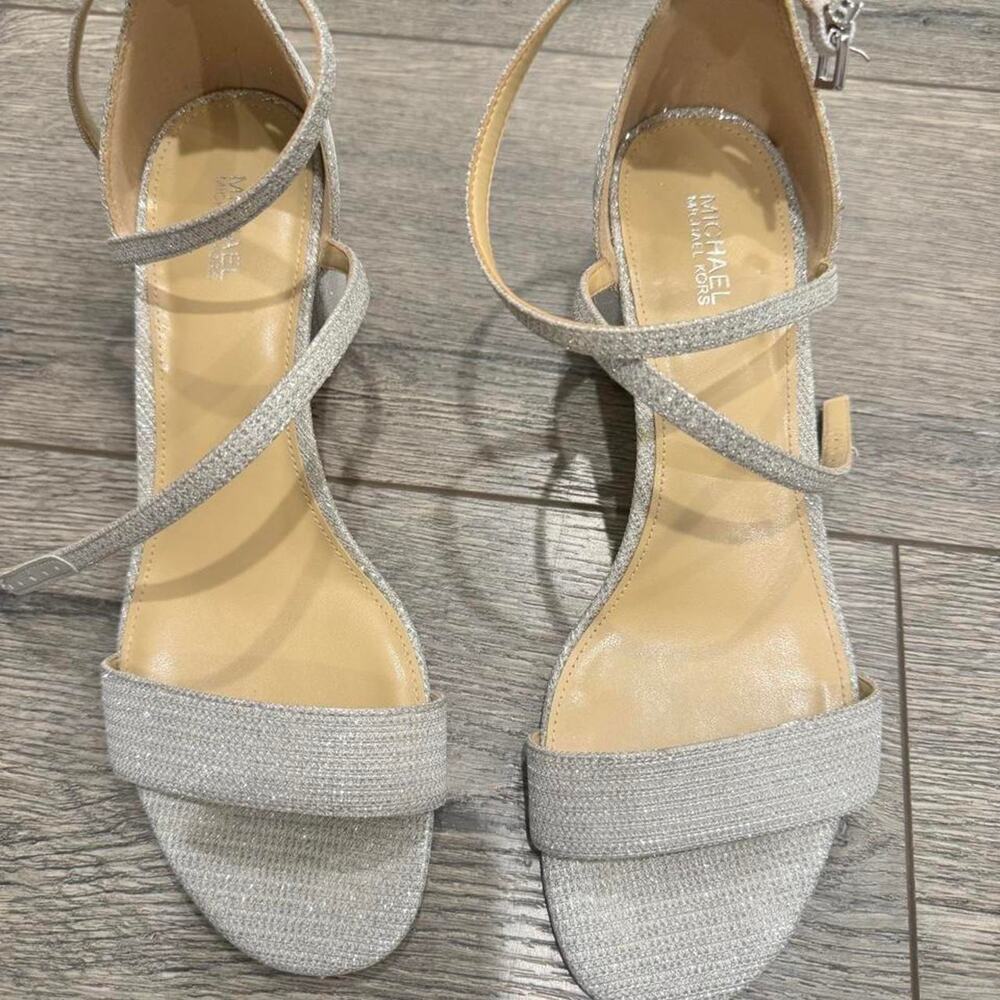 Michael Kors Serena Flex Ankle Strap Dress Heel size 8.5